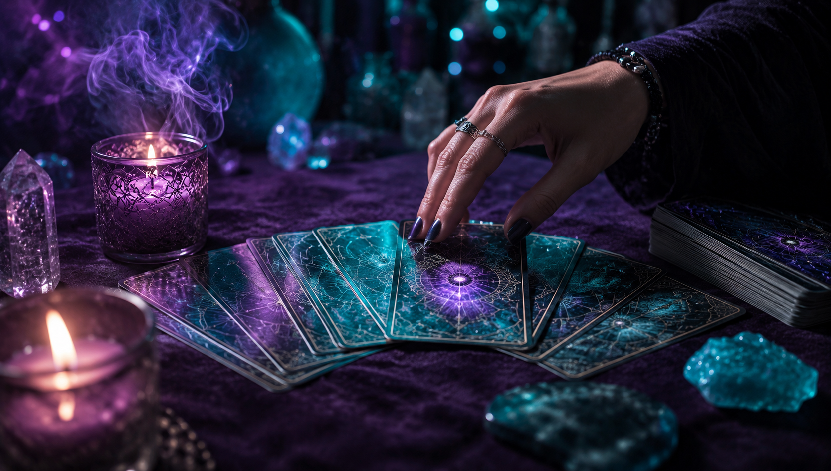 Cartes de tarot et oracle pour une consultation de guidance intuitive