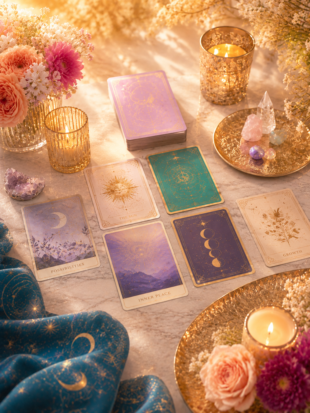 Cartes d’oracle pour une guidance intuitive